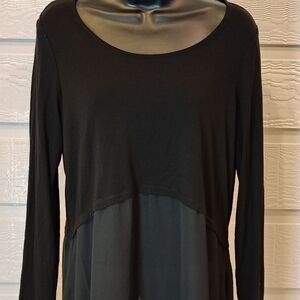 Cyrus Women's Small Black Long Sleeve With Shear Whimsygoth Matrix Grunge Witch